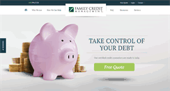 Desktop Screenshot of familycredit.org