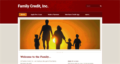 Desktop Screenshot of familycredit.biz