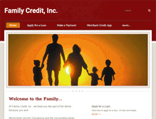 Tablet Screenshot of familycredit.biz